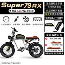 전기자전거 광폭 타이어 여성 유명인 오프로드 자토바이 2023년 팻바이크 전동 바이크, 13AH, RX-Shenyin Throne 오일 브레이크 이중 충