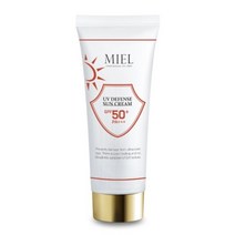 미엘 UV디펜스 썬크림 60ml SPF50 끈적임없는 부드러운 촉촉한 선크림, 수분 촉촉 마스크팩5p