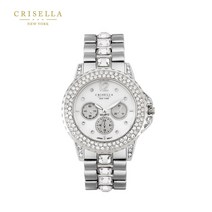 CRISELLA 크리젤라 여자 여성 예쁜 얇은 원형 메탈 밴드 손목시계 1823