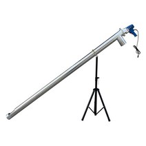 곡물 이송기 컨베이어 스크류 분말 생두 흡입기, 2 미터 샤프트 없음 두꺼운 스테인레스 스, 1개