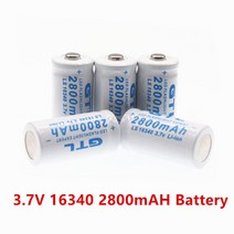 충전 휴대용 배터리 2021 신제품 3.7V 2800mAh 리튬 이온 16340 배터리 CR123A 충전식 레이저 펜용 LED 손, 01 3.7 볼트_06 20PCS