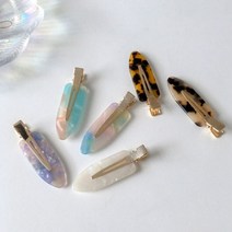 서핑보드 앞 머리 사이드 핀(6cm) 헤어 메이크업핀 잔머리핀 앞머리핀 액세서리