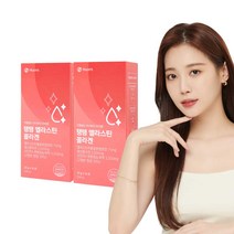 휴온스 엘루비 탱탱 먹는 이소 데스모신 엘라스틴 콜라겐 젤리 4주분 14포 2박스