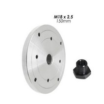 목공 가공 밀링 1 세트 M33 M18 용 목재 선반 페이스 플레이트 인치 나사 식 터닝 머신 척 2 