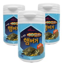 애니멀밥 햄버거 거북이 사료, 3개, 40g