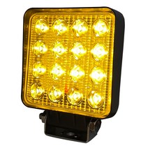 모든상사 LED 써치라이트 ip68등급 화물차 작업등 후미등 후진등 서치라이트, 08.노랑사각 16구 확산형, 1개