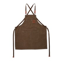 인뮤즈 바리스타앞치마 공방 꽃집 커피숍 미용실 앞치마, 브라운