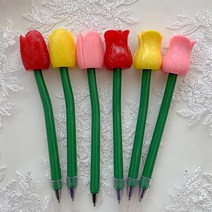 일호장신구 화사한 꽃 볼펜 국내배송, 튤립연핑크