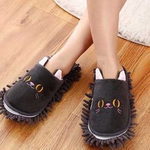 고양이 청소 슬리퍼 탈부착 리필 패드 발 걸레 실내화 자취생선물 신혼부부선물 여자 용품