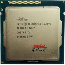 인텔 제온 E3-1220 v2 E3 1220v2 1220 3.1 GHz 쿼드 코어 CPU 프로세서 8M 69W LGA 1155, 없음