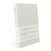 인디고 프리즘 280 라인 양장노트 (B6), 크림