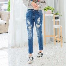 클로니아 러프니컷 브레이크 블루 스판 배기진 EM7W69