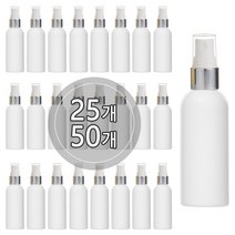 [50개묶음판매] 금속스프레이 20ml 30ml 50ml 60ml 75ml 80ml 100ml 스프레이공병 미스트용기, 80ml 백색용기, 골드캡, 50개