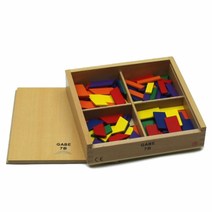 패턴블럭4종/3cm 독일슈필가베 호환