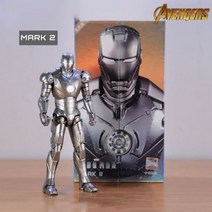 아이언맨 피규어 클래식 마블 MK1 마크 I 7 인치 영화 PVC 액션 1 토니 스타크 레전드 ZD 장난감 인형, MK2