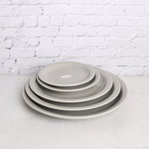CRAART 크레아트 유광 그레이 원형 접시 5size, 2호(A2427-S46-07)