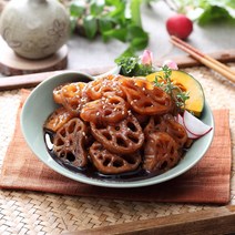 또밥찬 아삭아삭 연근조림 120g 뿌리음식 반찬단지
