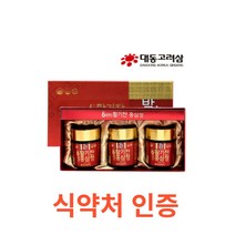 대동고려삼 6년근 활기찬홍삼정 100gx3병 실속형 국내산 말랭이 벌꿀 제품 면역력 증진 피로회복 건강식품 추석 설날 명절 선물세트 부모님 생신 선물용 홍삼세트, 100g X 3병 X 2개