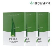 김정문알로에 큐어 알로에 마스크팩 시즌2 30매, 단품