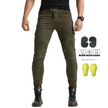 남자슬림핏청바지 남성 싸이클복 바이크 라이딩 블랙 차량 충격흡수 FALLPROOFJEANS 2357663401, 그린