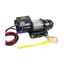 불독 윈치 15017 윈치(3400lb 트레일러/유틸리티 45피트 와이어 로프 롤러 페어리드 마운팅 플레이트 로우 프로파일)