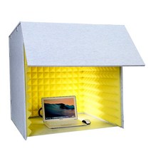 1인방음부스 연습실 보컬 조립 접이식 음치 음악, 파란색