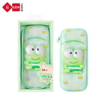 신학기 문구종합세트 귀여운 큰필통 문구함 스트레스해소 필통 창의소녀 마음 문구봉투 캐릭터 말랑이 귀여운 생일선물 필수학용품, 개, D.케로케로케로피 필통