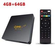 새로운 Q96 L1 스마트 TV 박스 안드로이드 10 Amlogic S905L2 쿼드 코어 24G 와이파이 4K UHD 셋톱 박스 4GB 64GB 플레이어 H265 스마트 IPTV, 5.Eu 플러그  4GB64GB