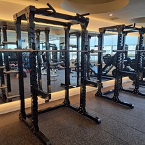 헬스119 하프랙 클럽용 스쿼트, 서울경기, 노랑