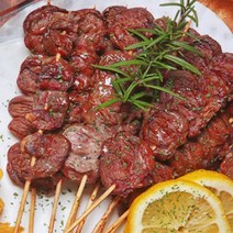 국산 염통꼬치 50개입 1kg 대용량 업소용 닭 염통꼬지 소금구이용