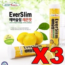 에버슬림 발포다이어트 레몬맛 54개 가르시니아 캄보지아추출물 체지방감소도움 HCA 에너지보충 나이아신 판토텐산, 단품