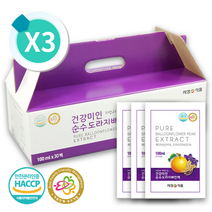 무안 황토 HACCP 저온착즙 도라지배즙 건강즙 건강미인순수, 도라지배진액 120팩, 1개