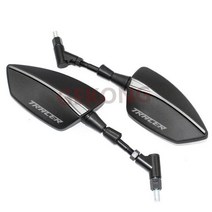 오토바이 미러 백미러 스즈키 DL650 V-Strom V 스레드 왼쪽 오른쪽 후면 거울, 01 White