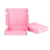 카톤 3 겹 골판지 상자 블랙 핑크 선물 휴일 포장 주문 크기 및 인쇄 로고 5 개10 개, [01] 5pcs, [24] 32x32x5cm, [02] 분홍색