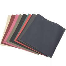 가죽공예 패턴 가죽 한평으로 재단된 10장의 가죽 *칼라 랜덤* 국내산 원피