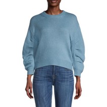 ELIE TAHARI 엘리 타하리 Pleated Puff Sleeve 스웨터 - BLUE PRINT107581