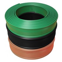 잔디엣지 화단 경계 (100m 50m) 가든 정원 마당 잔디 분리대 테두리, 10cm x 100m(브라운)