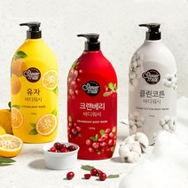 [애경] 샤워메이트 유자 크랜베리 클린코튼향 대용량 바디워시 1.2kg, 유자향 바디워시 1.2kg