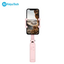 FeiyuTech Vimble One 짐벌 스태빌라이저 셀카 스틱 아이폰 12 프로 삼성용 블루투스 확장형 폴 삼각대 포함, Vimble One Pink