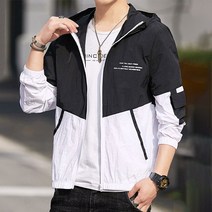 남성 후드 바람막이 점퍼 남자 여름 봄 가을 잠바 자켓 야상