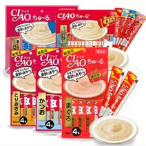 고양이 츄르 아기고양이간식 스프 챠오츄르 이나바, 60p, 구루메 버라이어티