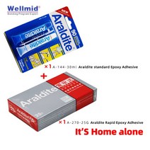 Araldite 2 파트 5 분 빠른 에폭시 접착제 오리지널 25g 크리스탈 투명 수지 가정용 시계 유리 주얼리 AB, [07] 25g1PCand30ml1PC