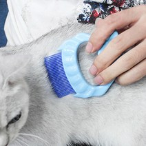 강아지 고양이 조개빗 빗 털 청소기 브러쉬 모찌빗[소무나], 2-조개빗-핑크