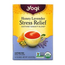 스트레스 해소 허니 라벤더 무카페인 티백 16개 29g(1.02oz)