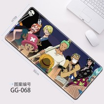 전산용키보드 애니메이션 해적왕 극 큰마우스패드 옆 고정 맟춤제작 주문제작 깔다 PC 테이블패드 큰사이즈 1765875584, GG-068(90*40cm)