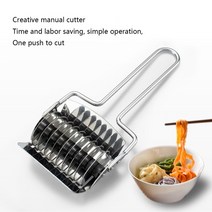 제면기 생면 우동면 국수 만드는 뽑는 기계 가정용 수동 프레스 파스타 다기능 스테인레스, 16 5 8cm