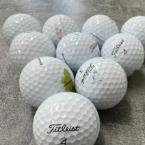 타이틀리스트 비재생 V1 V1X 혼합 인쇄볼 로스트볼 20알, A- 등급