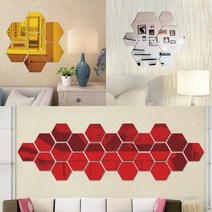 사랑할수박에 붙이는 안전 아크릴 거울 스티커, 실버1호(7cmx8cm)