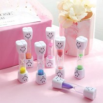 미소 덴탈 3분 아이 양치 시간 습관 모래시계 타이머, 4-모래시계-초록