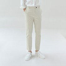 아도르클래식 이븐 데일리 스판 사계절 9부 남자 뒷밴딩 면바지